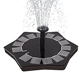 ソーラー池ポン,Supplylink 噴水 1.4Wガーデンソーラーウォーターポンプ 鳥かごや池のための浮遊式噴水ポンプ