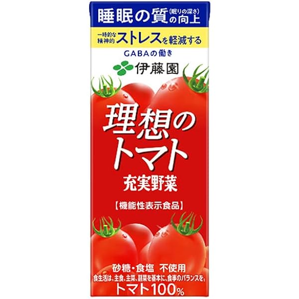 Amazon.co.jp: 伊藤園 理想のトマト 200ml紙パック×24本入×(2