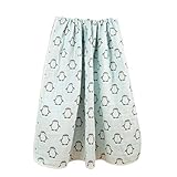 Organic Dream Baby Muslin Swaddle Blanket - Oversized 47in x 47in - 8 Layers' Ultra Soft - With a Fl