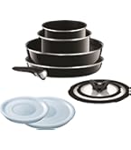 Amazon｜ティファール 鍋 フライパン 9点 セット 着脱式取っ手 蓋 付