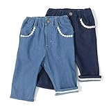 Biquette Club(ビケットクラブ) ７分丈パンツ (80～130cm) キムラタンの子供服 (10318x10518-162) ブルー 95