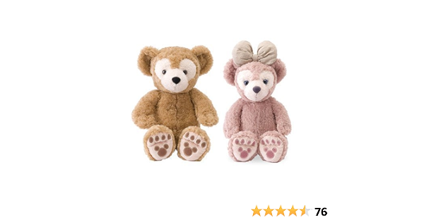 Amazon Disney ディズニー ダッフィー シェリーメイ ぬいぐるみペアセット Sサイズ 43cm ぬいぐるみ おもちゃ
