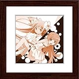 一番くじVプレミアム シャフト40周年記念 MADOGATARi展Ⅱ C賞 ミニ額縁付アート [まどか×忍]