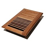 Decor Grates WL612W-N 6-Inch by 12-Inch Wood Wall Register, Natural Oak [並行輸入品]