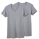 [グンゼ] ＶネックＴシャツ YV00152 YG2枚組 メンズ (NEW) ｸﾞﾚ-ﾓｸ L