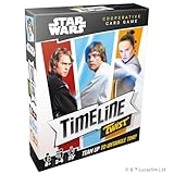 タイムラインツイストスターウォーズエディション - 象徴的な映画のシーンをアレンジ!協力的なトリビアゲーム、子供と大人のための楽しいファミリーゲーム、対象年齢8歳以上、2-6人用、20分プレイ時間、Zygomatic製