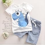 サマーボーイズ服2016ファッションキッズ子供服セット100%コットンシャツ+ショーツ幼児ベビーボーイRoupas Infantis Menino