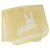 サカキバラメグミ クールうさぎ ポケットハンカチ イエロー