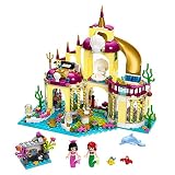 Girls Friends Romantic Undersea Palace建物ブロックアセンブリモデルフェアリーマーメイドプリンセスFigureおもちゃ子供プレゼント