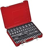Bovidix 380105101 Socket and Socket Bit Set with 1/4-Inch Drive, Metric, 50-Piece by Bovidix