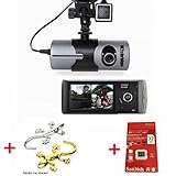 M2CBridge Dash Cam 2.7" LCD HD Dual Cam Car DVR Black Box w/ GPS Tracker + G-Sensor + 32GB [並行輸入品]