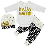 ラッシュダンスHelloかわいい赤ちゃんブティック世界Boys Girls 3個セット