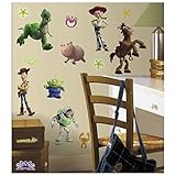 新しいおもちゃ壁デカールBuzz Lightyear Woodyキッズ寝室ステッカー部屋装飾