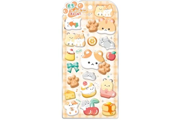 クラックス シール もちプニューステッカー ハムスター 136389