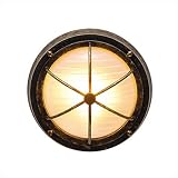 オンリーワン　真鍮製ポーチライト　BH3000　AN FR LE　くもりガラス（LED仕様）　古色仕上　GI1-700326　【エクステリア照明 マリンライト】