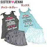 (ジェニィ)JENNI 綿麻天竺 FUN ノースリーブワンピース 120 チャコールグレー(032)