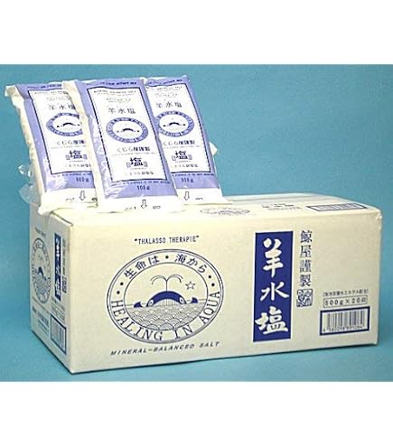 Amazon.co.jp: 泉州塩業 羊水塩 ようすいえん 500g×3袋 計1.5kg