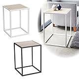 サイドテーブル 木製 スチール おしゃれ テーブル インテリア サイドテーブル タワー スクエア 全2色 TOWER TOWER特集(ホワイト)