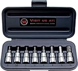 Wright Tool 360 3/8 and 1/2 Drive Hex Bit Sockets (9-Piece) [並行輸入品]