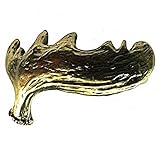 Sierra Lifestyles Moose Paddle Pull, Right Facing, Antique Brass by Sierra Lifestyles