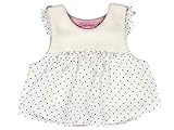 LaLaDress ベビー ドレスベスト サラ LDG07 ホワイトドット01 M（80～90cm）