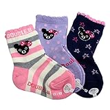 ダブルB(mikihouse) ３Ｐソックスパック 3足クルータイプ 靴下 11-13ｃｍ ピンク（08）