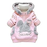 Kidsweety ベビー服 女の子 可愛い ワンピース アウター フード付き プルオーバー 長袖 秋冬