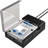 SABRENT SSD/ HDDドッキングステーション 3.5、2.5インチSSD・HDD用/ (SSD 1TB、SSD 2TB、SSD 500GB、SSD 4TB) 最大20TB/ USB3.0 SuperSpeed/ 工具不要/ SATA Ⅲ対応/PC、ミニPC、Macbook、ノートPCに使用（EC-DFLT）
