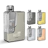 【正規品】 電子タバコ Aspire Gotek PRO スターターキット 1500mah バッテリー 4.5ml podカートリッジ ベイプ vape 0.8ohm 交換用コイル ニコチンなしタバコなし（【PRO】チタニウムTitanium）
