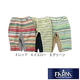 【SiShuNon/FARM】ファーム エスニック 6分パンツ 140 3 レッド
