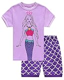 女の子パジャマセットてんとう虫キッズショートパンツ100 %コットン服サイズ6 m-14y カラー: パープル