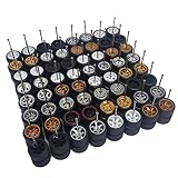 4DOBBY ミックス/ランダム リアルライダーホイール リムタイヤセット 10台用 1/64スケール