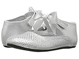 [ベイビー ディア] Baby Deer Ribbon Ballet (Infant/Toddler) フラットシューズ Silver 10 (42-48 Months)(生後42-48ヶ月) - M
