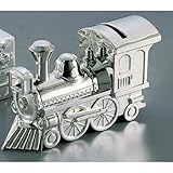 non-tarnishニッケルメッキTrain形コイン節約銀行