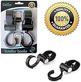 Stroller Hook, Set, Black, These Multi-Purpose Stroller Hooks, Are Great Accessories for Mommy When 