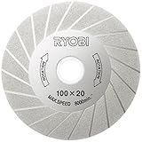 リョービ(RYOBI) ダイヤモンド砥石 刃研ぎグラインダ用 CG-11 CG-10 CG-100D用 100×1.05×20 (15)mm #180 4913112