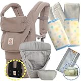 エルゴベビー 抱っこ紐（ベルト付） オリジナル/ムーンストーン・インサート3III 【正規品2年間保証-SG認定付】パッド２個付