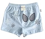 【あるこんたるこん】ベビー トランクス スパイダー 男の子 コットン100％ キッズ ジュニア ボクサー (M)120‐130相当)