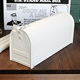 【U.S.STAND MAILBOX】Ｕ．Ｓ．スタンドメールボックス  ＜アイボリー＞　ポール付属