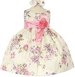 Little Baby Girls Classy Floral Print Infantフラワーガールズドレス