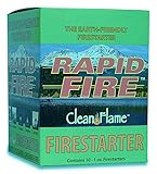 地球に優しいRapid Fire Firestarter ( 10個パック)。非毒性、ライトWhen wet-for暖炉、キャンプ、and More