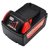 Batmax 18V 4.0Ah M18 Cordless Tools Replacement Lithium-Ion Battery for Milwaukee M18 XC 48-11-1815 
