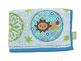 日繊商工 monumonu cute モヌカレイド ウォッシュタオル ブルー MNC-5003