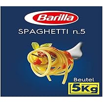 Amazon.co.jp: バリラ パスタ スパゲッティ 1.8mm (No.5) 15kg 5kg ×3