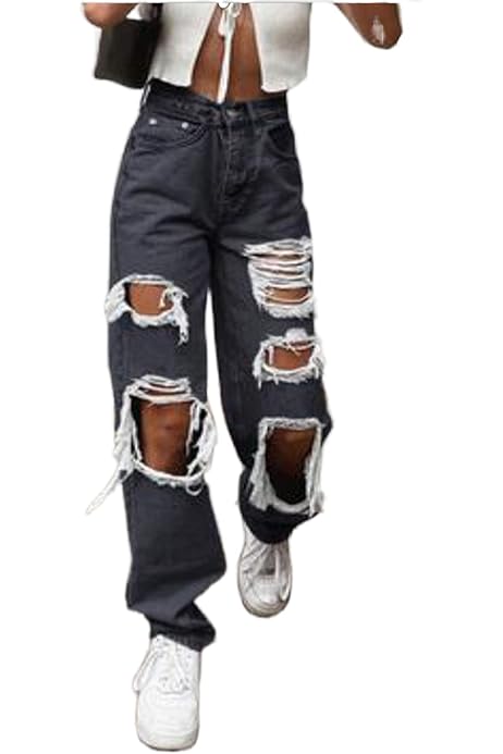 Fashion Large Denim Baggy Jeans 