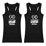 Fanstown kpopアクセサリーTanktopノースリーブシャツ。A。P EXO Shinee Bigbang ( 2個)