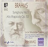 Brahms: Symphony No. 1 / Alto Rhapsody Op. 53