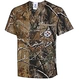 NFL Pittsburgh SteelersリアルツリーScrub Top – Realtree Camo S
