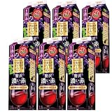 酸化防止剤無添加のおいしいワイン。濃い赤 1800ml×6本 紙パック