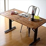 ウッド＆アイアンダイニングテーブル【開梱組立設置】 [hda5763]